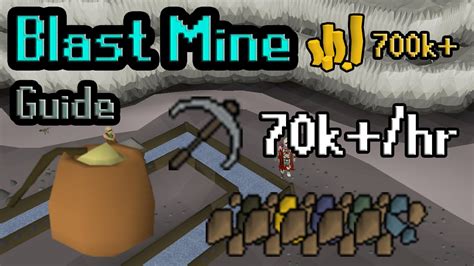 Blast mining osrs - Levels 61-99: Iron ore. With a dragon pickaxe, you can earn over 82,000 Mining experience per hour in the Mining Guild by mining iron, since you can react to the rock depleting in 2-ticks, making it a decent alternative to granite. Mining Iron Ore in the Mining Guild is also an effective way of earning the Expert mining gloves .